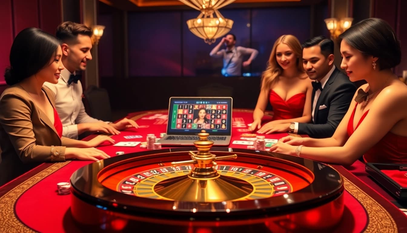 Experience the excitement of gaming at https://78winel.com/ with vibrant tables and elegant players.