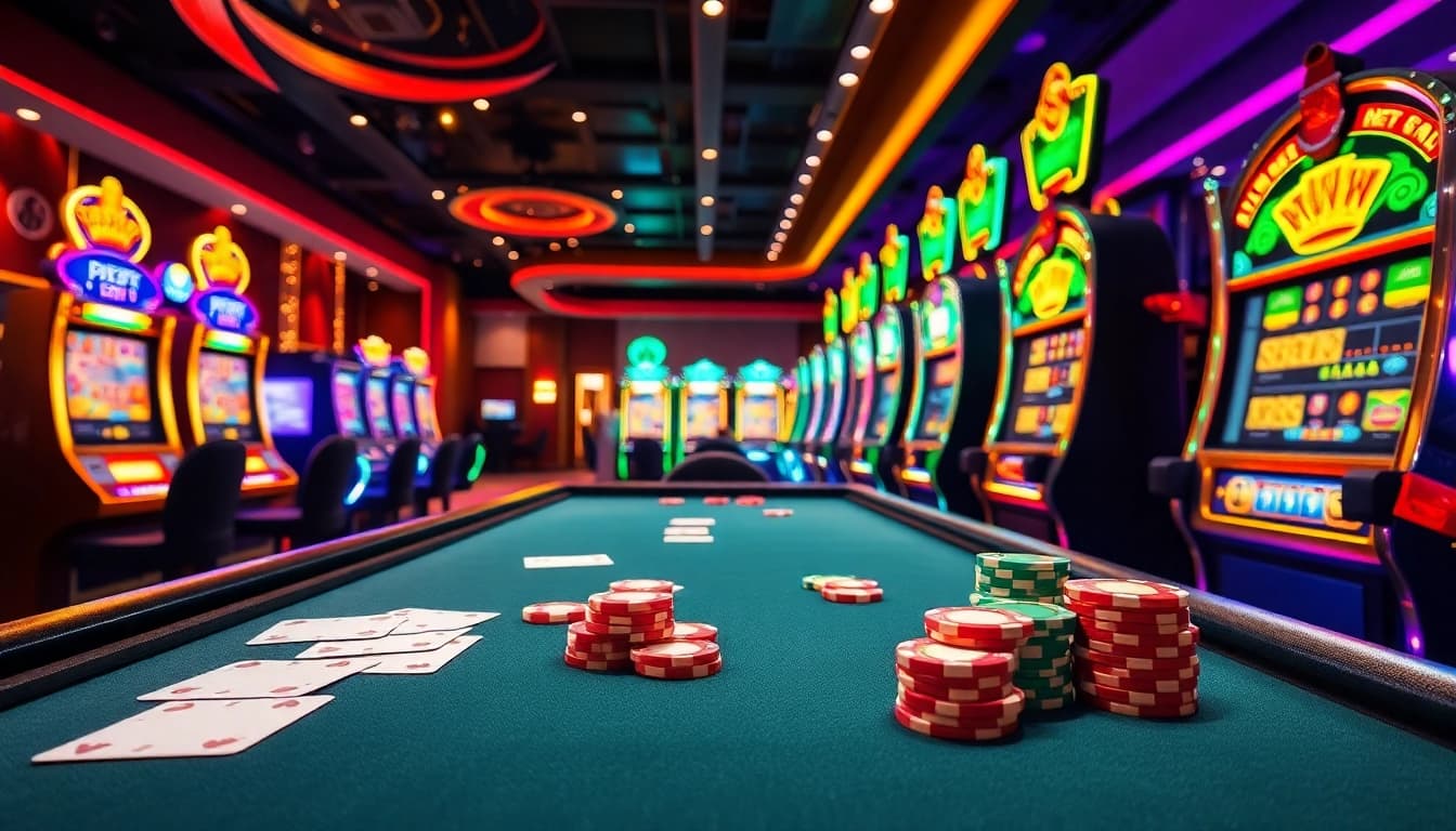 Experience gaming thrills at https://luck882.co.com/ with vibrant tables and lively slot machines.