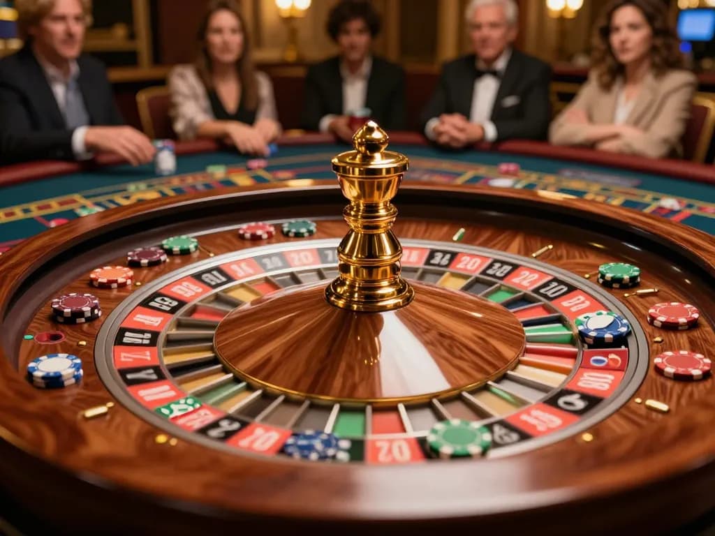 Players engaging with the roulette wheel at BDTK66, capturing anticipation and excitement.