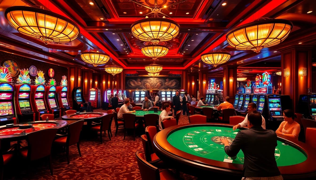 Experience the excitement of gaming at https://xx88csn.com/ with vibrant casino tables and lively players.