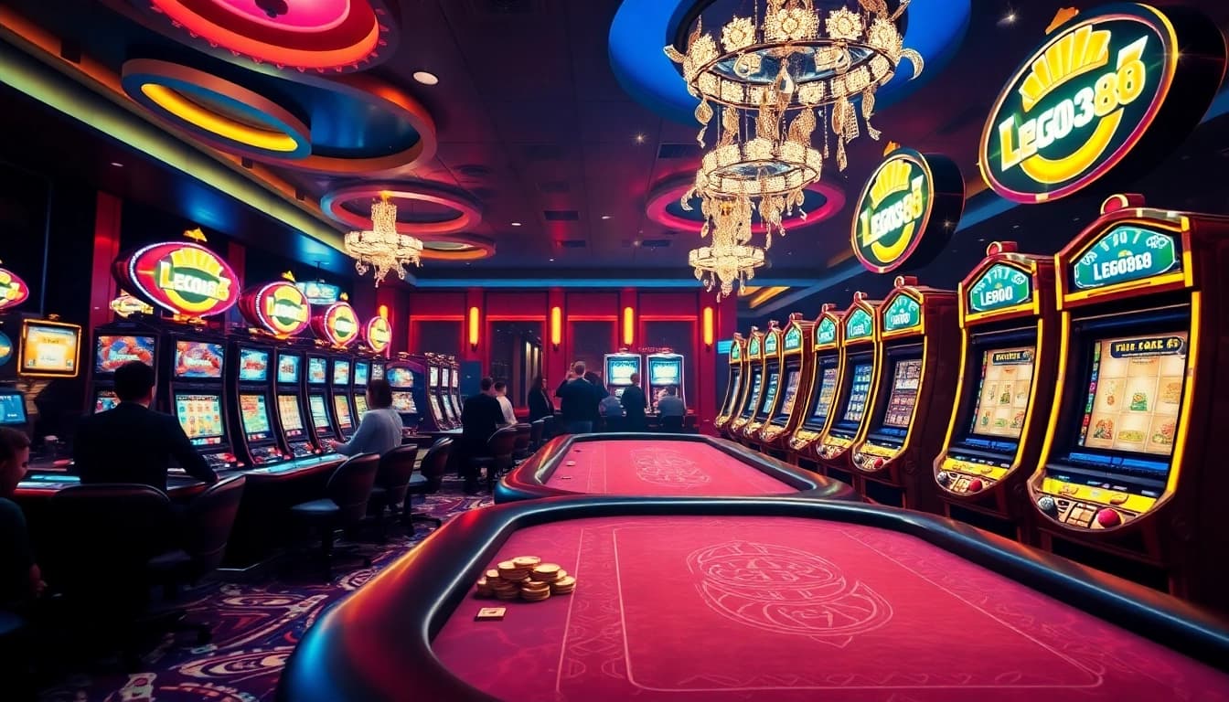 Experience thrilling wins at lego138 with vibrant casino slots and poker tables in action.