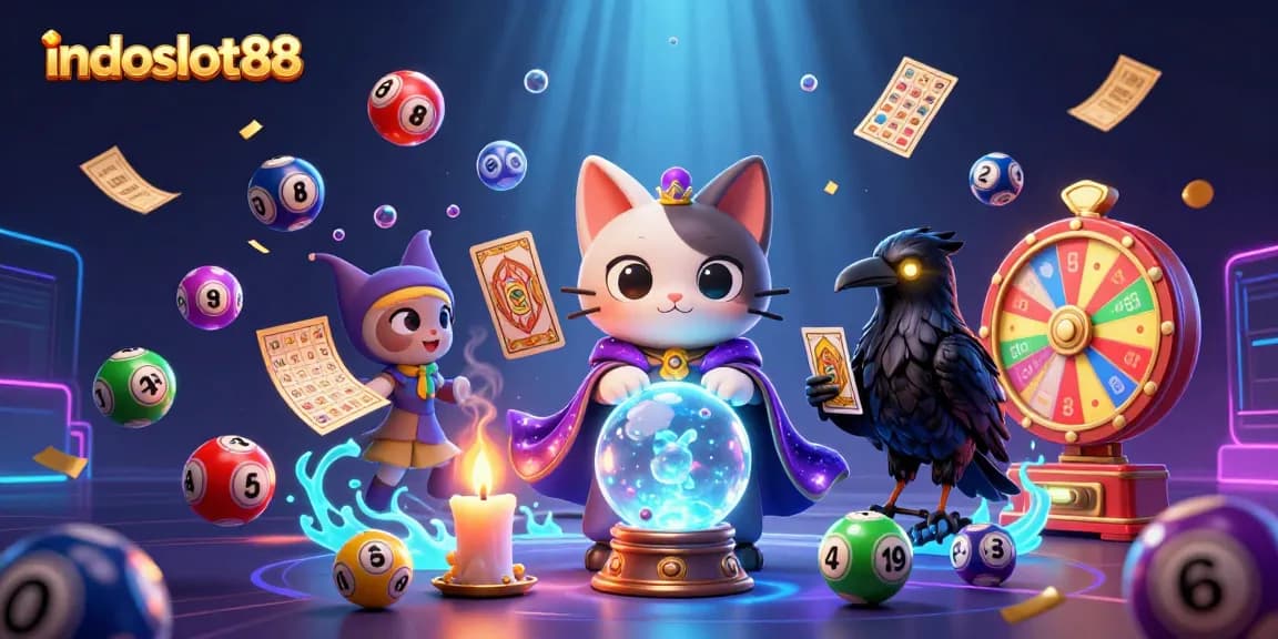 Experience thrilling jackpots and vibrant games with indoslot88 in this captivating casino scene.