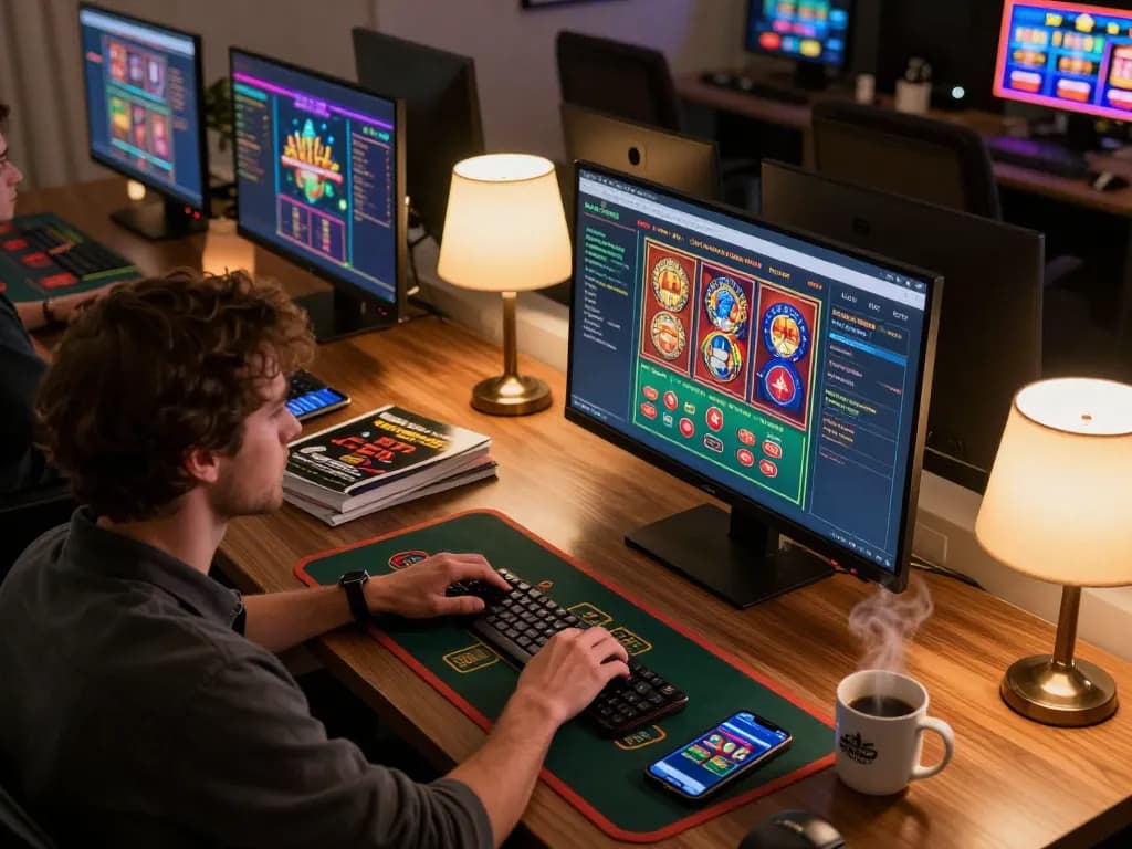 Engaging in bem88 online games with strategic setup and casino apps, showcasing immersive gaming experience