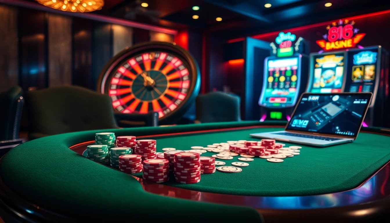 Experience the thrill of s666 with vibrant poker action and luxurious casino atmosphere.