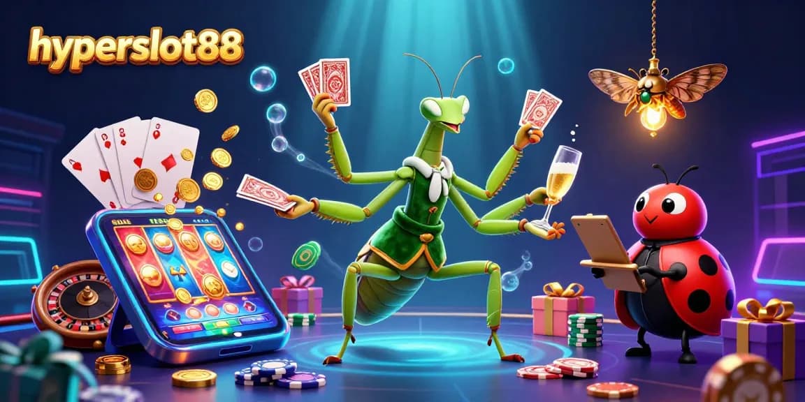 Enjoy thrilling games at hyperslot88 with vibrant slot games and casino action.