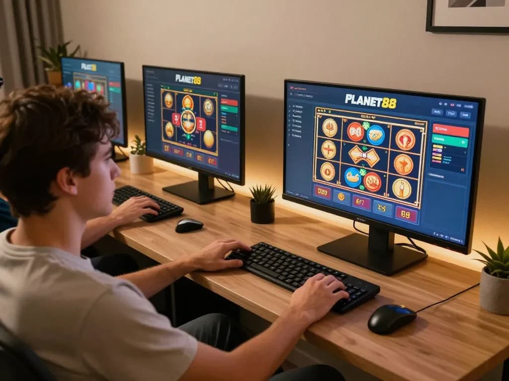 Experience exciting online slots at Planet88 with engaging gameplay and responsive visuals.
