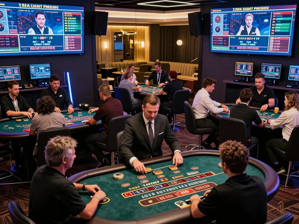 Players enjoying interactive live dealer games at 789P, showcasing vibrant casino atmosphere and engaging gameplay