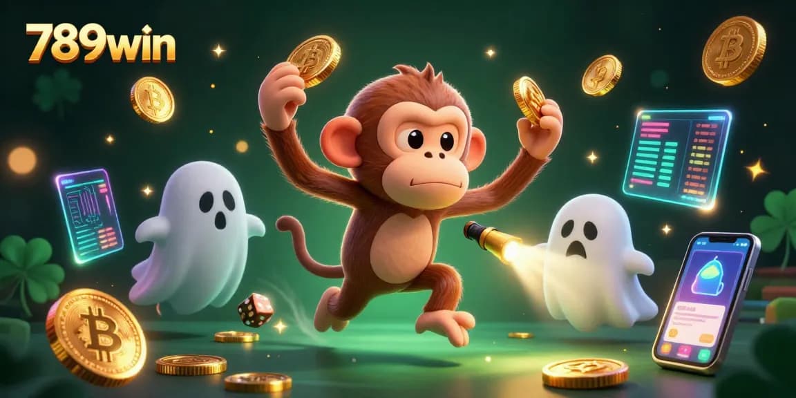 Experience thrilling gameplay at 789win with a captivating illustration of virtual casino adventures.