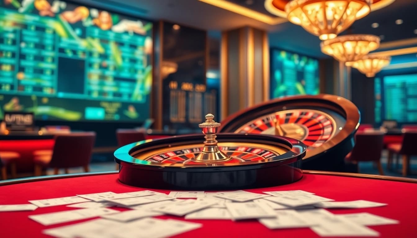 Experience thrilling gameplay with LUCK8's luxury online gambling interface and vibrant casino elements.