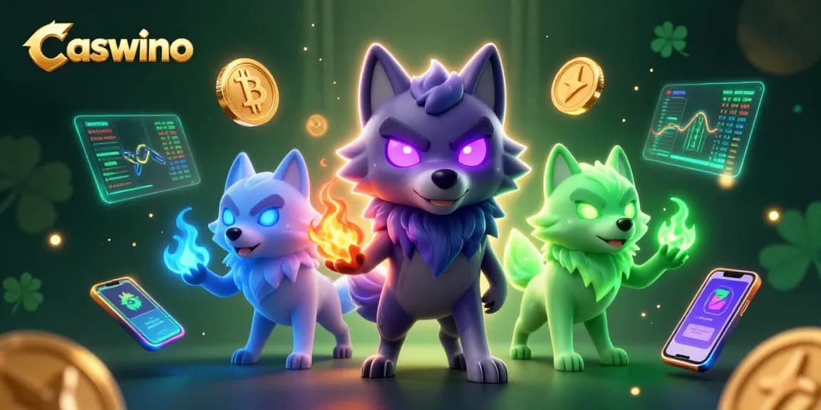 Engage in the Caswino casino experience surrounded by mesmerizing crypto elements and winning opportunities.