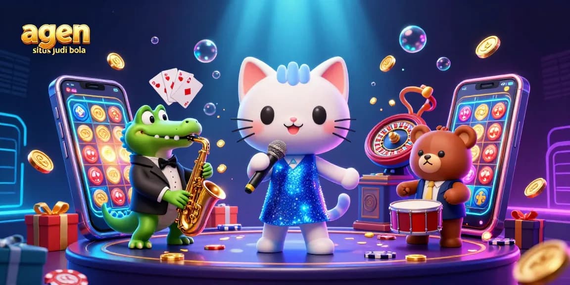 Engage in exciting action with agen situs judi bola through captivating casino characters and vibrant game elements.