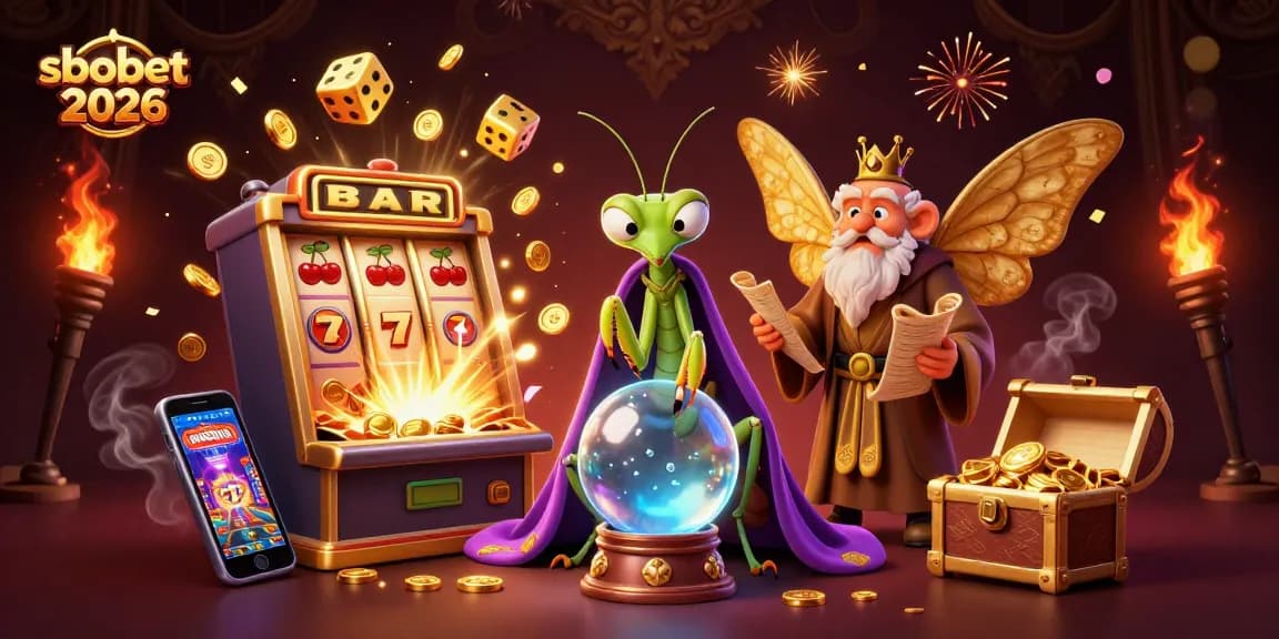 Engage with sbobet 2026 through the vibrant 3D illustration showcasing thrilling casino dynamics.
