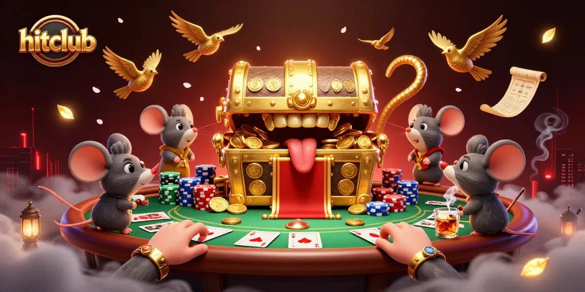 Experience the exciting gaming world of hitclub with the treasure chest inviting adventurers to win riches!
