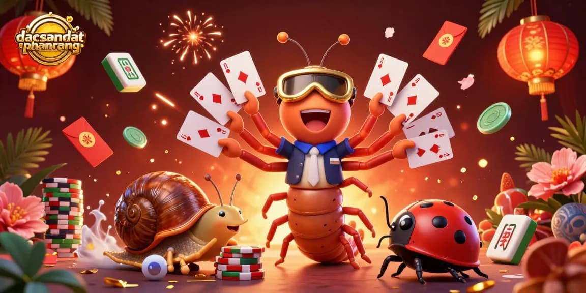 Engage in thrilling gameplay at dacsandatphanrang with vibrant scenes of unique casino characters and rich illustrations.