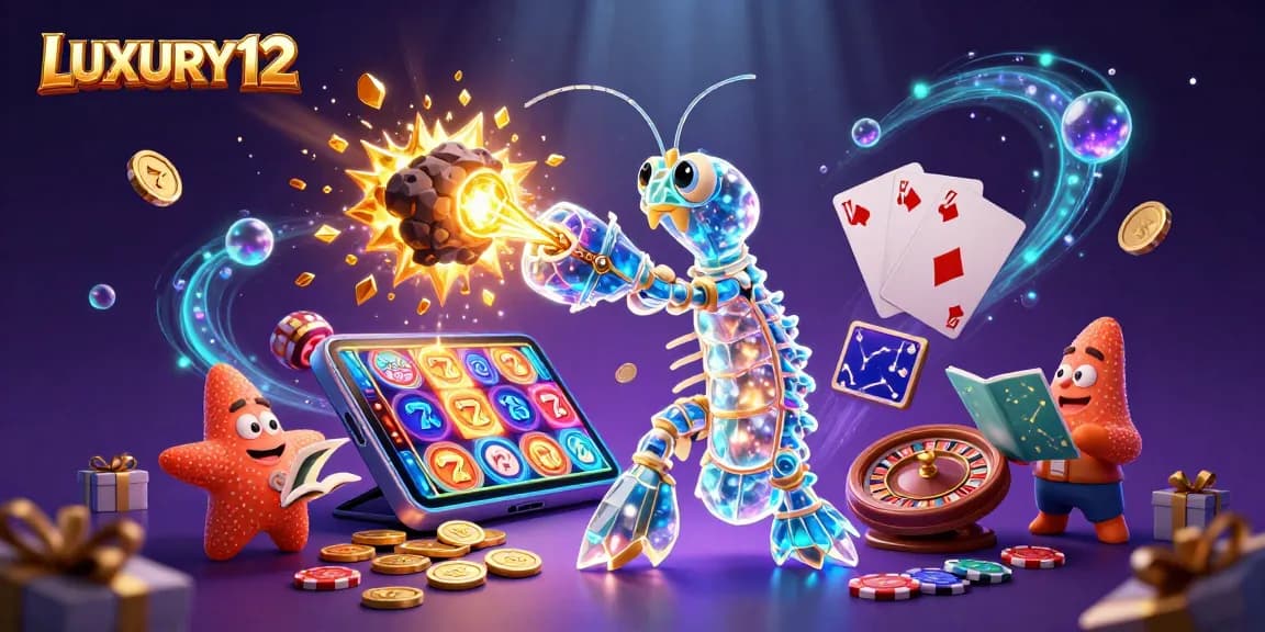 LUXURY12 brings thrilling slot game excitement in a vibrant cosmic setting with explosive wins and dynamic characters.