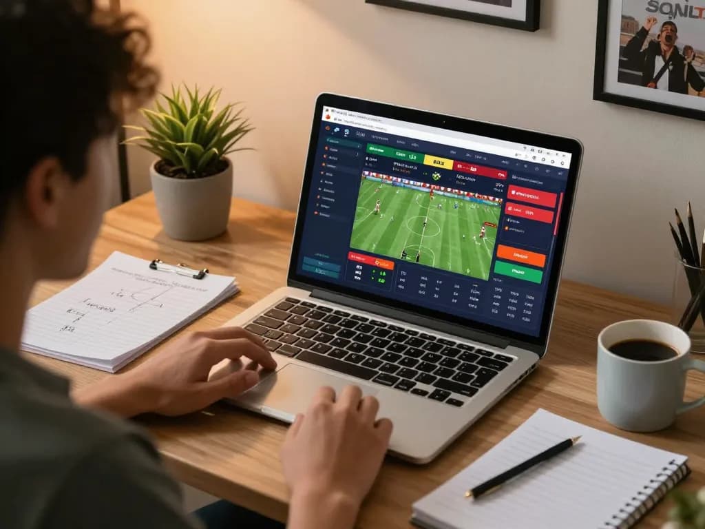 Users engaging with live betting options on Luongsontv while following scores and strategies at home.