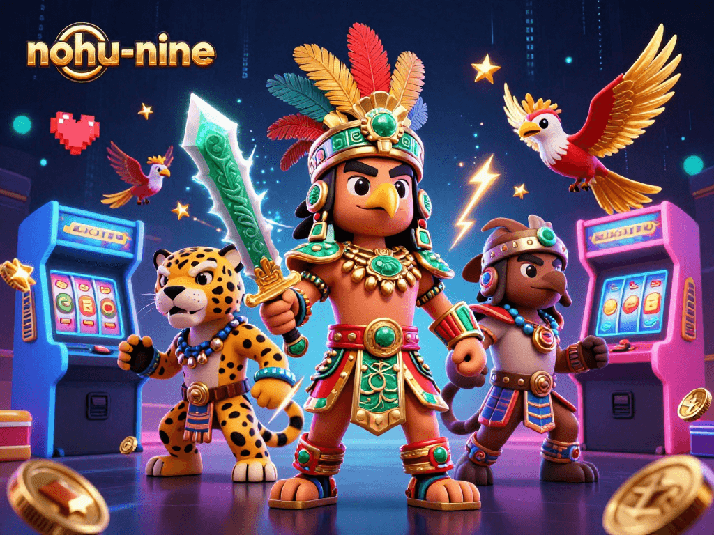 Experience thrilling gameplay with nohu-nine featuring vibrant characters and dynamic casino elements.