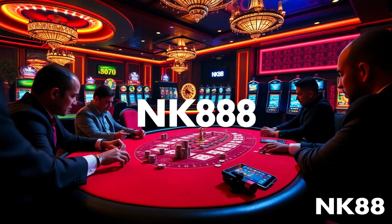 Experience the thrill of high-stakes poker at NK88 Casino.