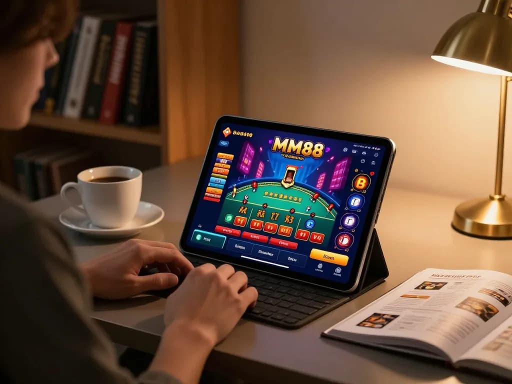 Engaging gameplay on the MM88 casino app with dynamic graphics and a cozy atmosphere.