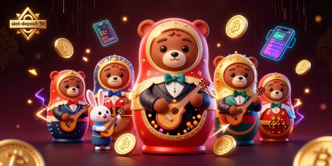 Experience the excitement of slot-deposit-5k with vibrant casino elements and characters!