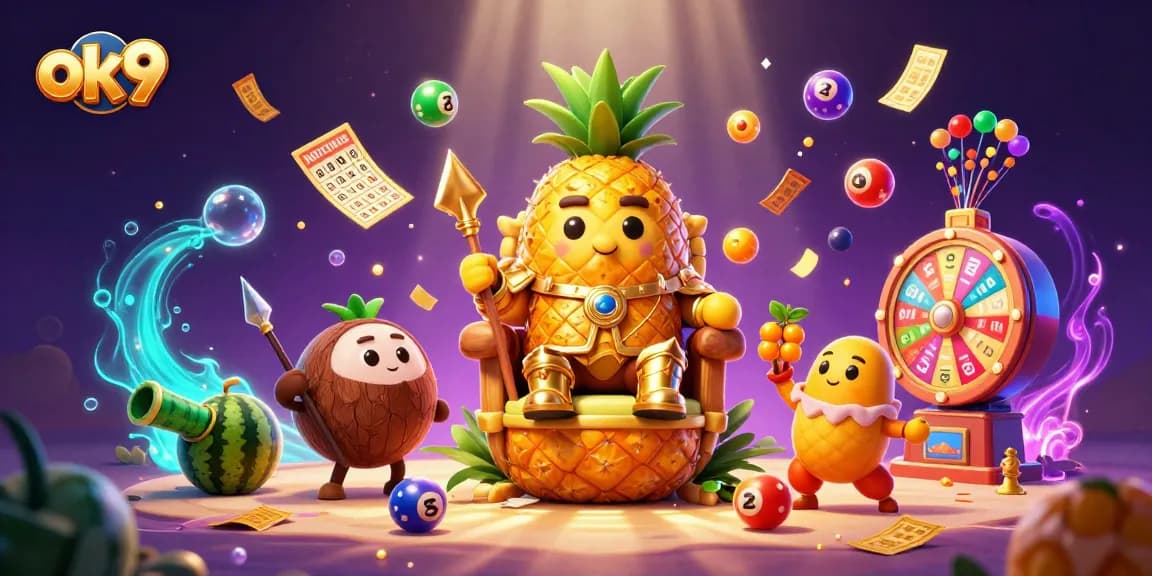 Experience the excitement of ok9 with dynamic lottery elements and a vibrant casino scene.