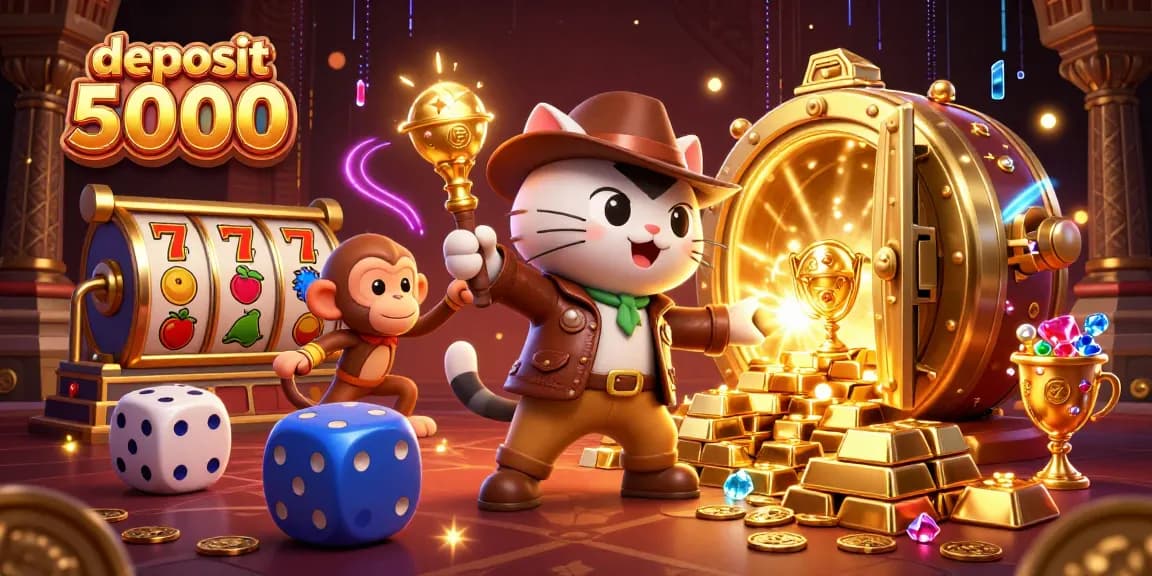 Spin and win big with deposit 5000 at our vibrant slot gaming paradise!