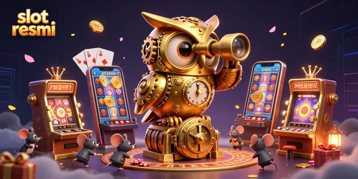 Memenangkan jackpot dengan slot resmi dalam ilustrasi kasino 3D yang menakjubkan.