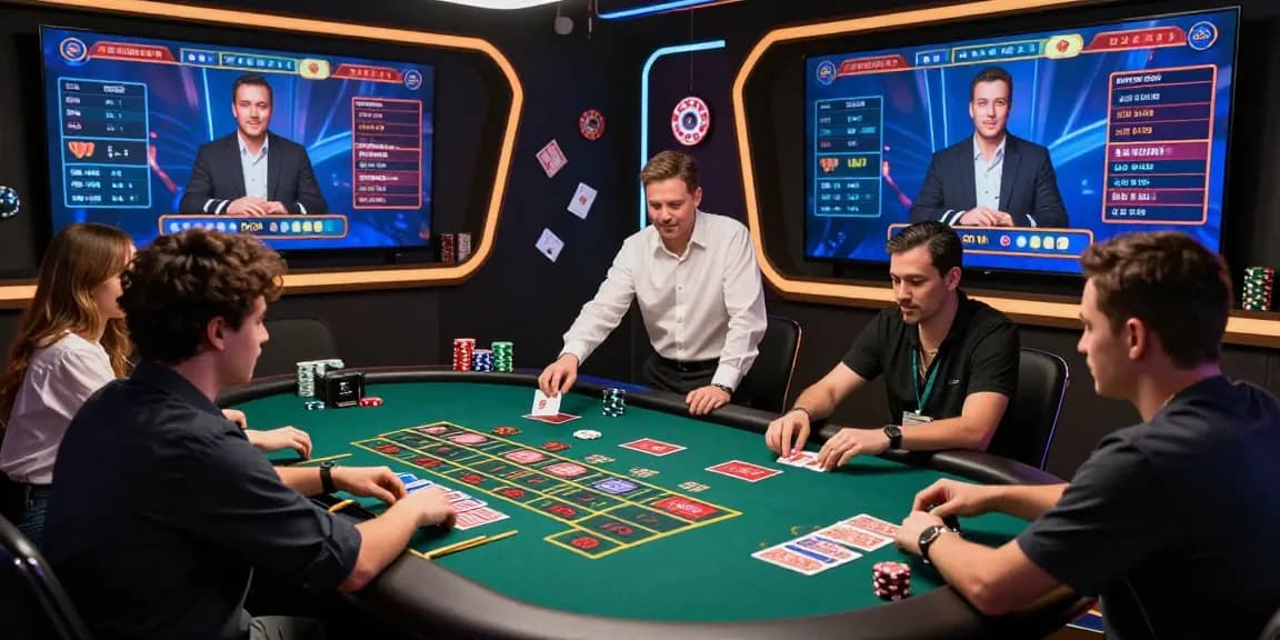 Engaged players enjoying the grandbetting live casino experience with professional dealers.