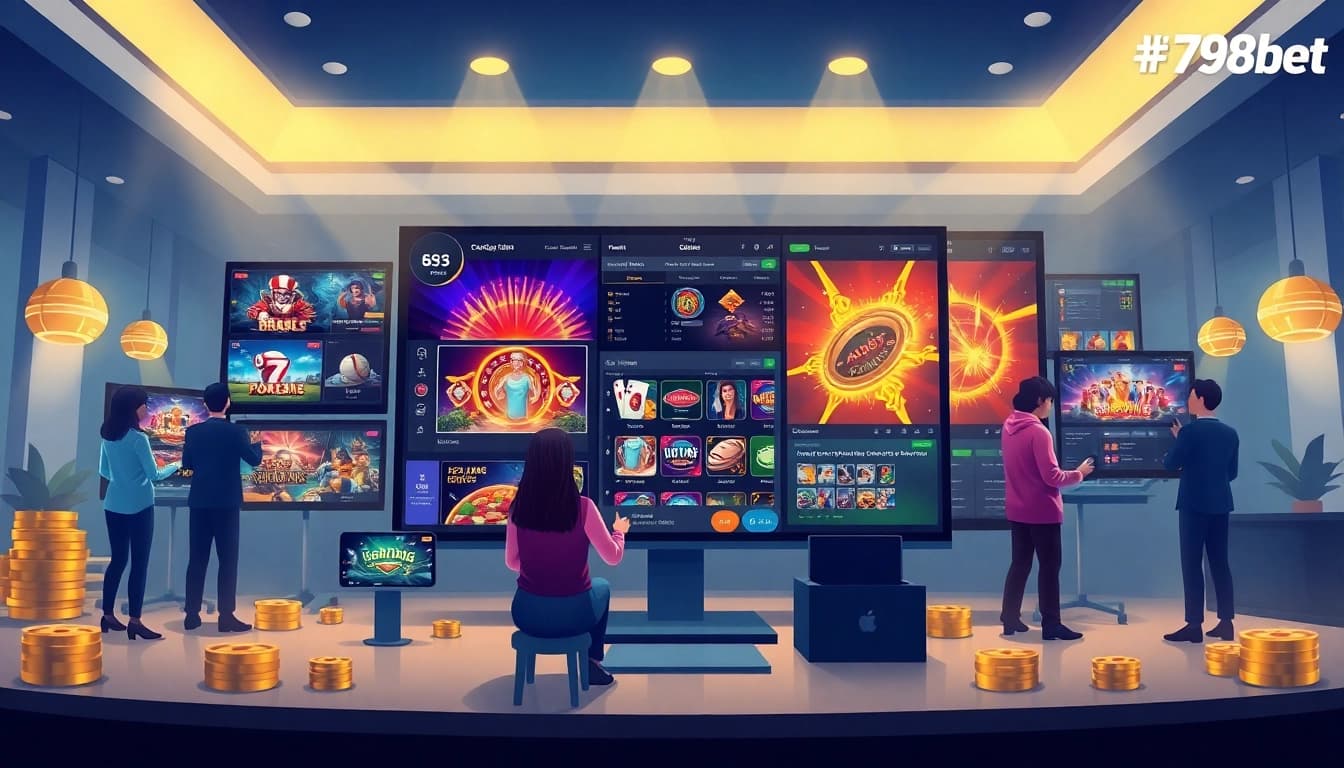 Dynamic online betting scene with 789bet showcasing diverse casino games.