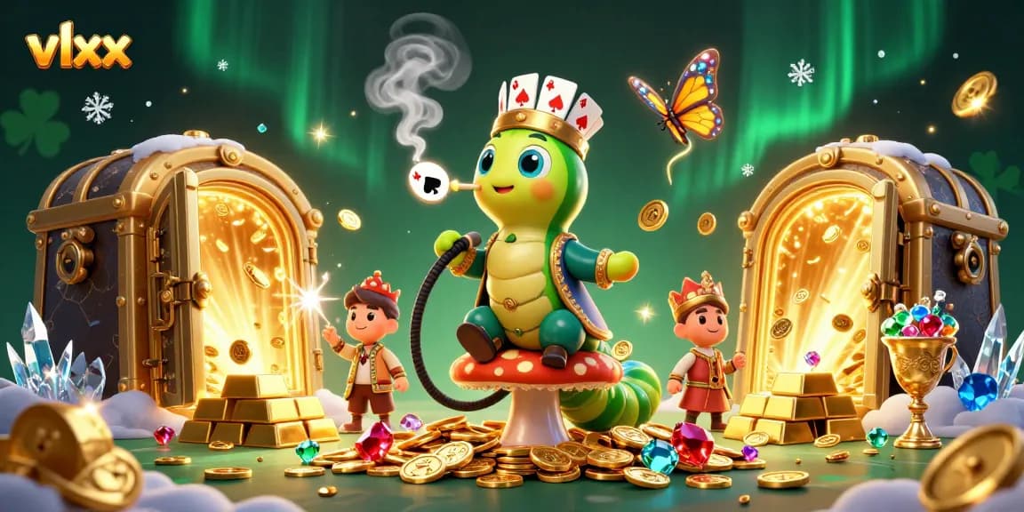 Experience the thrilling vlxx world with this vibrant 3D casino-themed artwork.