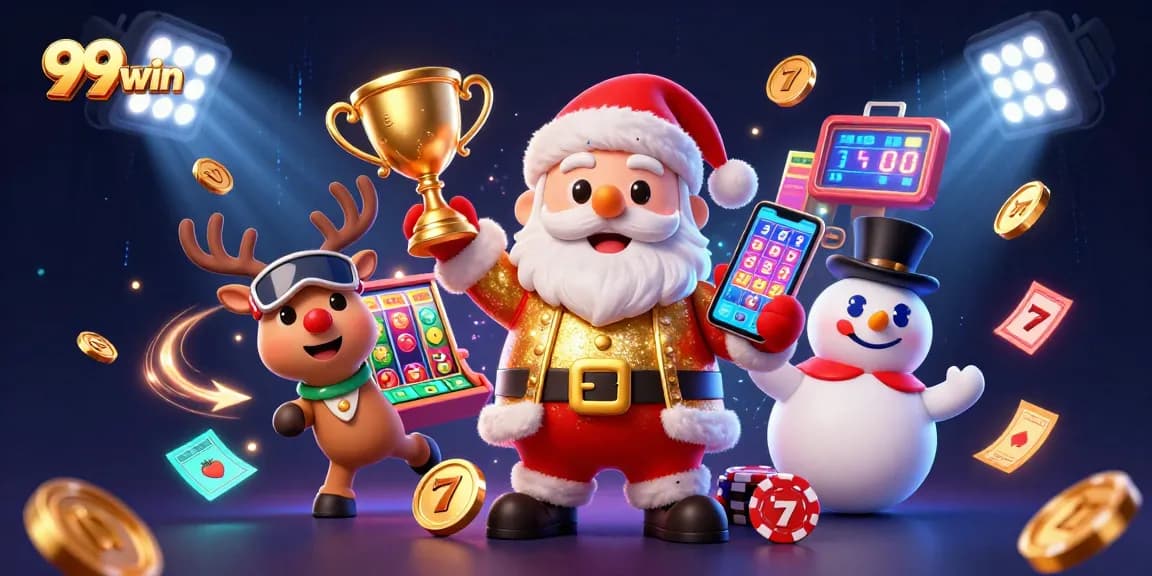 Experience thrilling jackpots with 99win featuring animated characters in a vibrant casino setting.