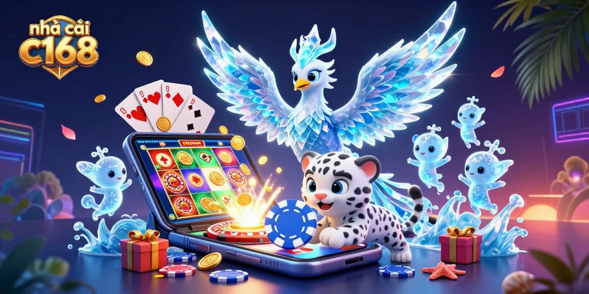 Catching winning moments at nhà cái c168 with captivating gaming elements and vibrant visuals