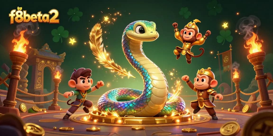 Experience f8beta2's exhilarating gambling scene with vibrant characters and exciting game elements.