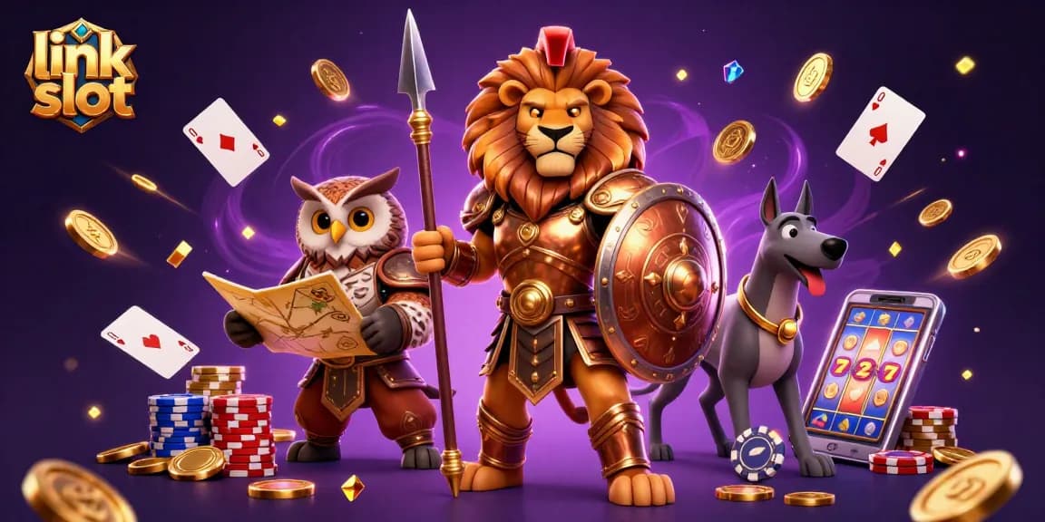Memainkan link slot dengan karakter kartun 3D dan elemen kasino yang meriah.
