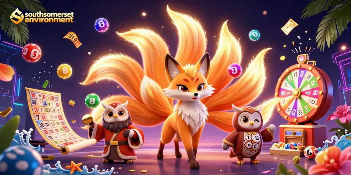 Play exciting casino games with southsomersetenvironment at this vibrant illustration of a fox spirit and wise owl.