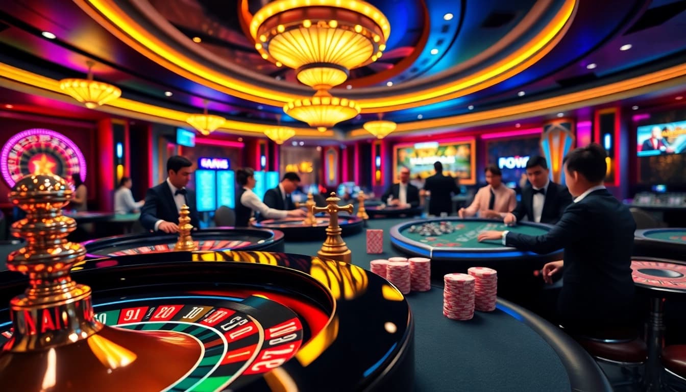 Experience high-stakes gaming with nhacaiuytinvn.us.com at a vibrant casino.