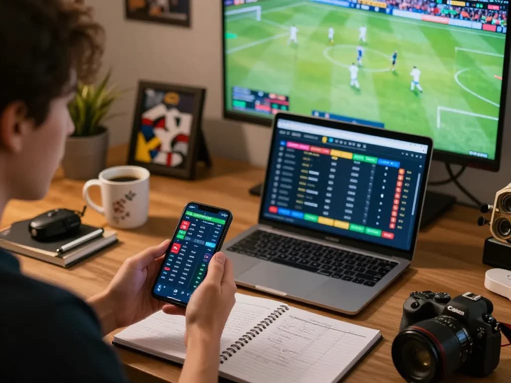 Engaged player betting on sports at home, showcasing the excitement of online gambling at https://sc88.charity/