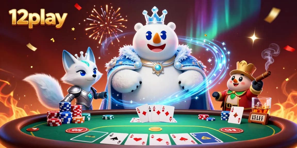 Experience the thrill of 12play with immersive poker action and magical casino vibes.
