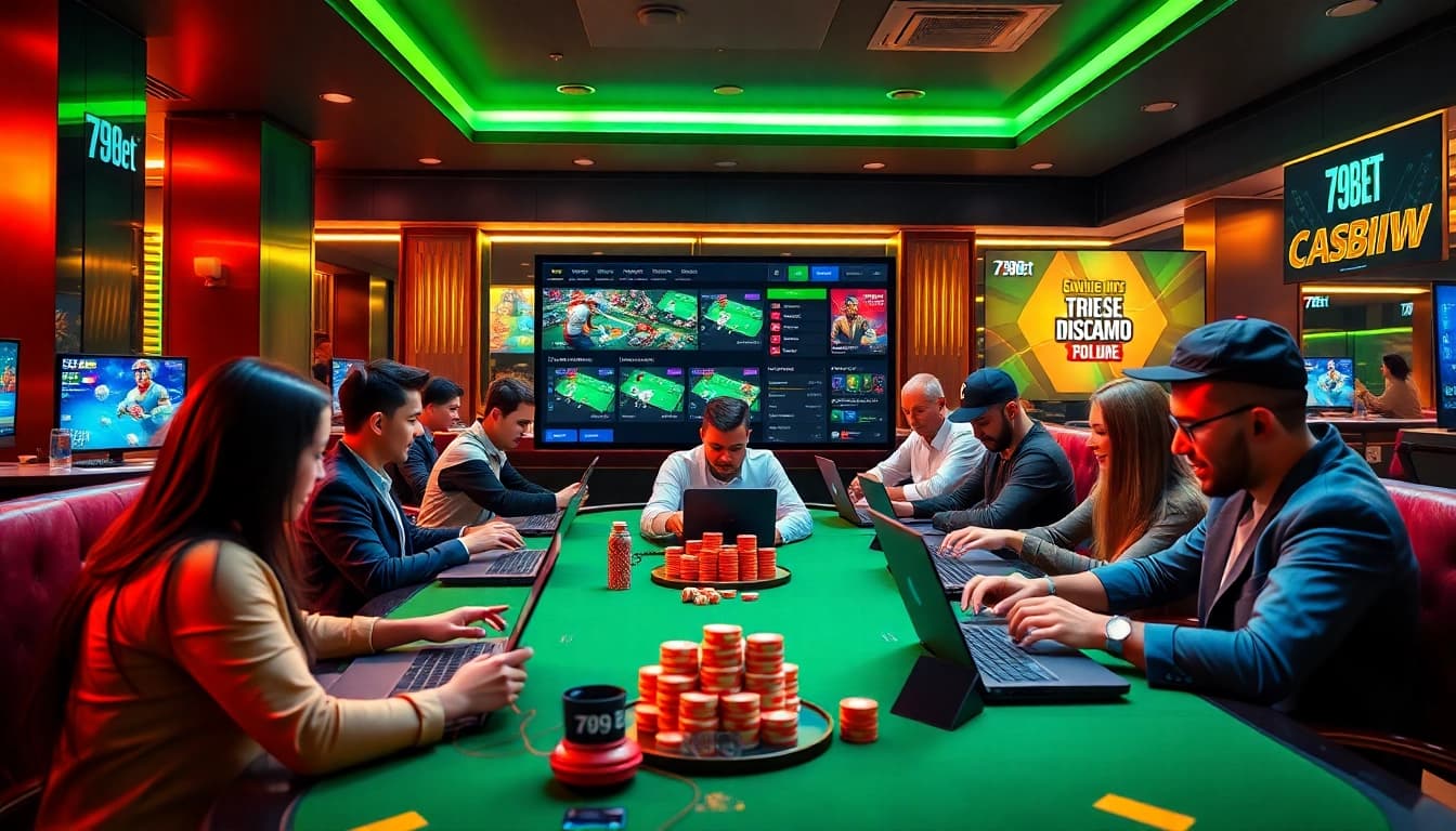 Engaging players immersed in the 789bet online gambling experience with vibrant games and promotions.