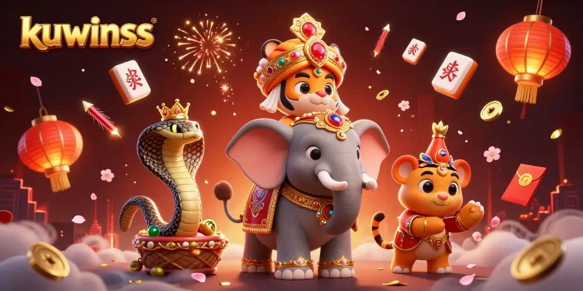 Spin to win with kuwinss in this vibrant casino-themed illustration showcasing luck and fortune.