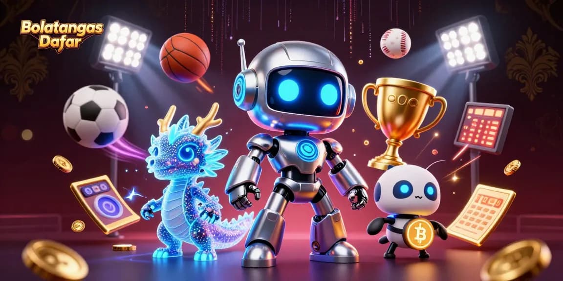 Experience Bolatangkas Daftar with this vibrant, action-packed 3D casino illustration.