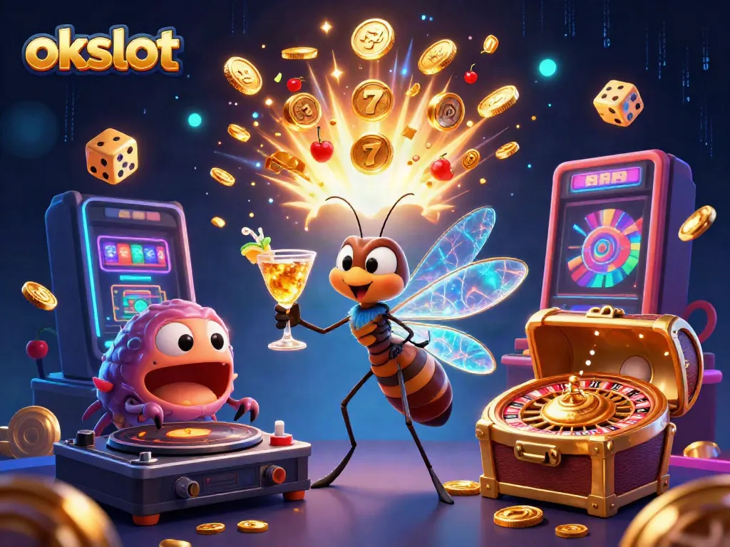 โปรโมชั่นเกมส์คาสิโน OKSLOT พร้อมสัญลักษณ์สล็อตและโบนัสที่น่าตื่นเต้น