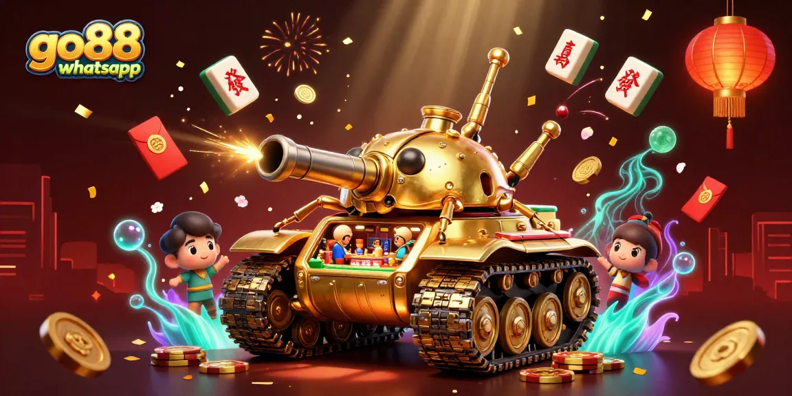 Exciting go88 whatsapp gaming experience with a vibrant and engaging casino scene filled with animated elements.