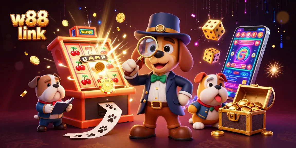 Engage with w88 link while exploring a dynamic 3D casino scene filled with thrilling elements.