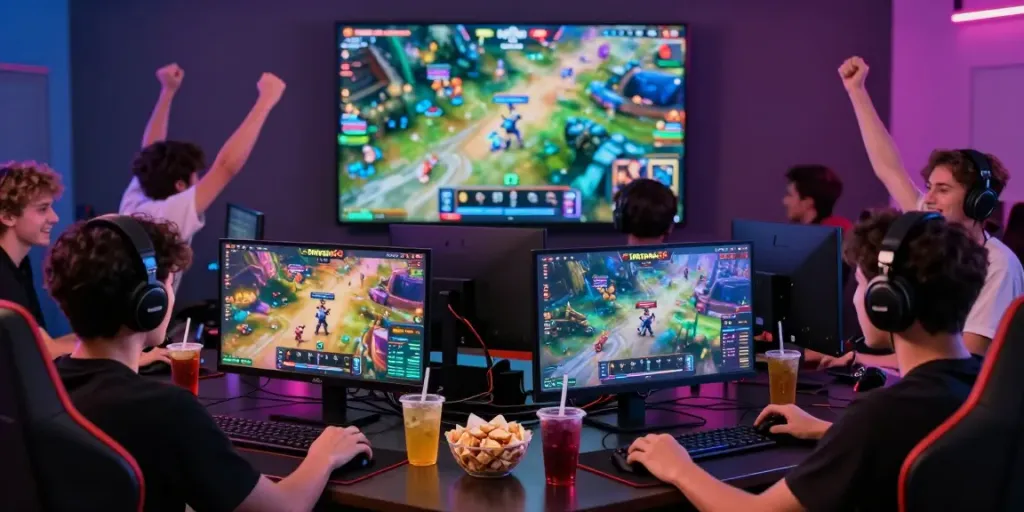 Pengalaman bermain game online menang66 dengan pemain bersenang-senang dalam suasana interaktif dan energik.
