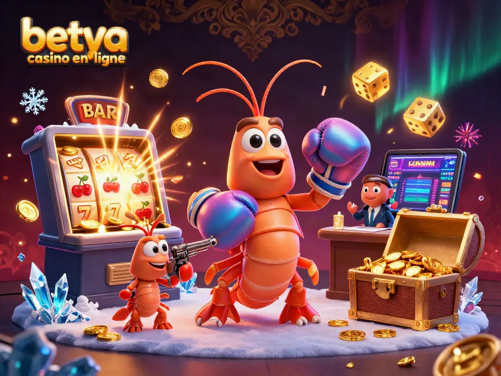 Experience the vibrant action at betya casino en ligne with slot machines and dynamic casino elements.