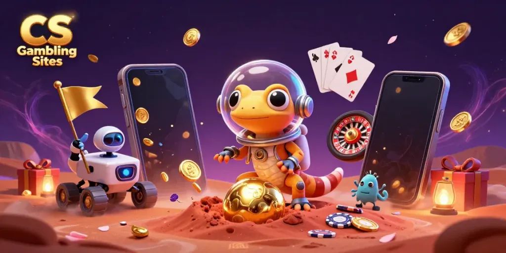 Experience thrilling gameplay on CS Gambling Sites with vibrant visuals and exciting casino elements.