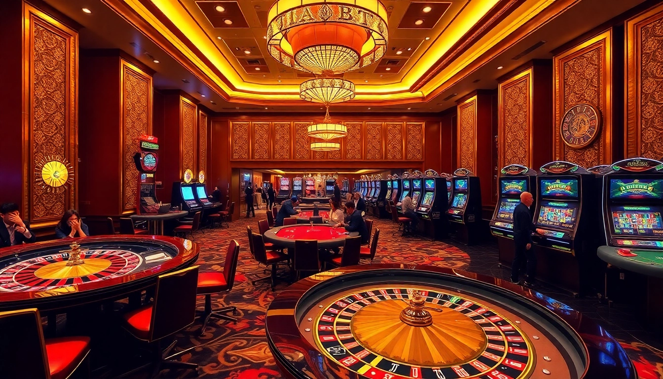 Experience the thrill of THABET with enthusiastic gamblers at a luxurious casino table.