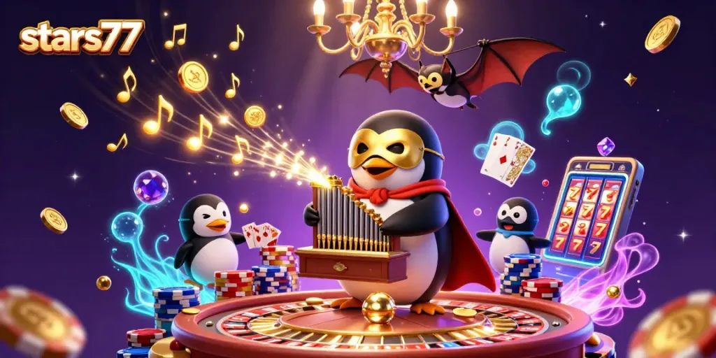 Permainan slot di stars77 dengan gambar lucu dan gemerlap pengalaman perjudian yang menyenangkan.
