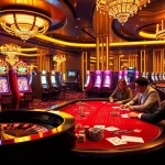 Players enjoying the thrilling experience at KK55 casino with exciting slot machines and a roulette wheel.
